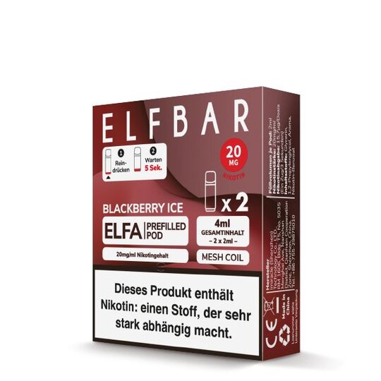 ELFBAR ELFA Prefilled Pods Cola 20 mg/ml Nikotin
